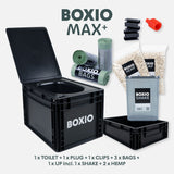 BOXIO Max Plus - compact portable composting toilet