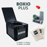 BOXIO Plus - compact portable composting toilet