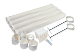 Ventilation kit incinerating toilet Ø110 mm