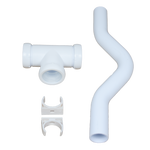 Urine drainage kit with siphon Ø40-32 mm